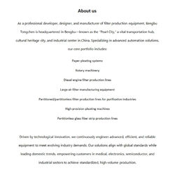 Bengbu Tongchen Automation Technology Co., ltd linea di produzione in fabbrica