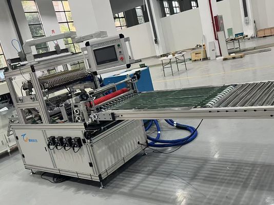 Linea di produzione di carta piegata macchina di produzione di filtri personalizzata 50HZ con macchina adesiva