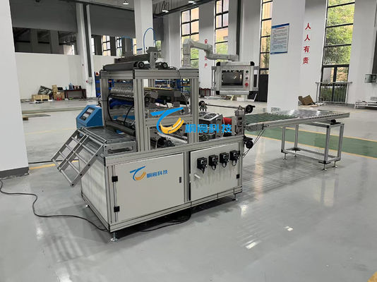 225V HEPA Filter Pleating Machine Automatic Pleating and Glueing Machine Commerciale