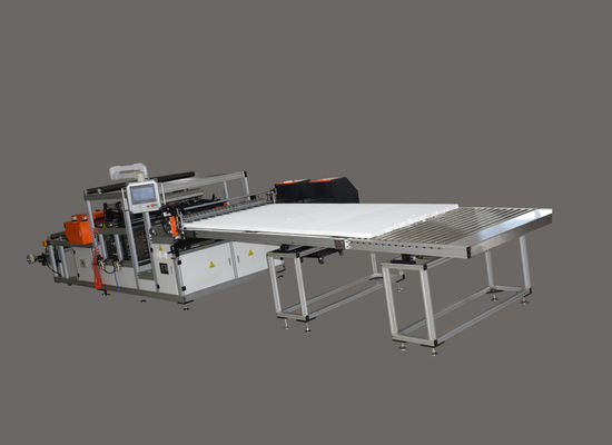 Linea di incollaggio di carta piegata Mini piegatrice completamente automatica Tipo coltello