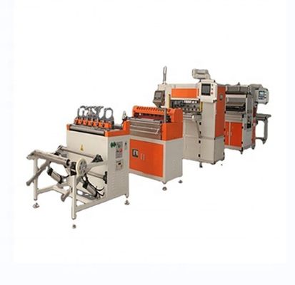 Macchina di piegatura computerizzata a filtro HEPA 1KW Macchina di piegatura di carta a coltello 1300mm Larghezza di lavoro