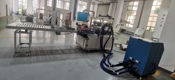 Equipaggiamento di produzione di filtri 220V Macchina per la produzione di carta di laminazione 30 mm - 300 mm profondità di piegatura