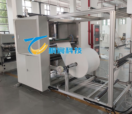 Servo Driven Filter Pleating Machine 80mm di diametro Fibra di vetro Pleating Machine personalizzata