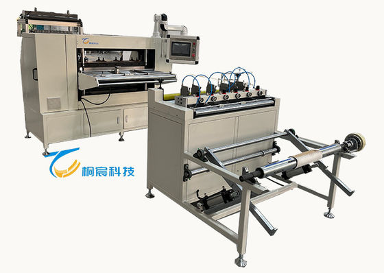 Linea di produzione di carta servo PLC Controllo attrezzature di piegatura carta completamente automatico