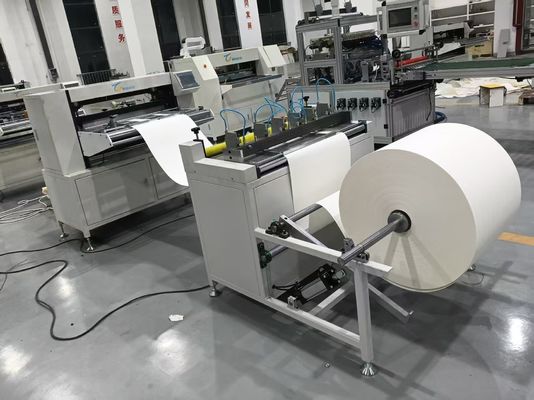 Linea di produzione automatica di filtri per aria G4 con efficienza del 95% e rinforzo in fibra per la produzione di elementi di filtro HVAC durevoli