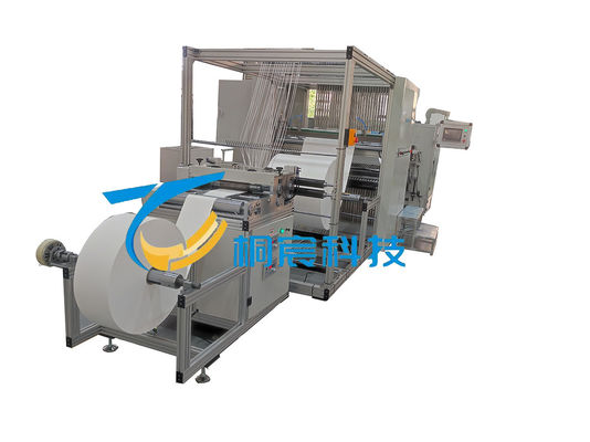 Macchina di piegatura di filtri di grado industriale Sistema di taglio in fibra di vetro personalizzato con scaffale di alimentazione automatica