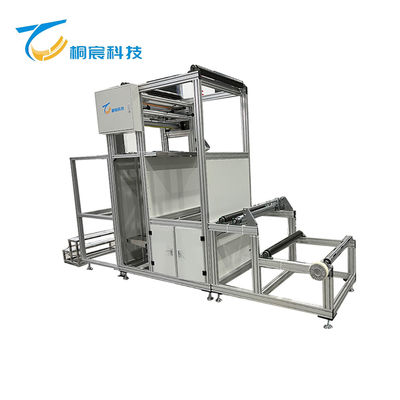 Clapboard Pleating Hepa Fiber Glass Machine Filter Paper Folding Machine con divisorio
