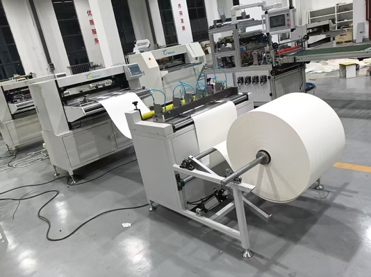 Linea di produzione di piegatura servoassistita completamente automatica (2a generazione) piegatrice di carta