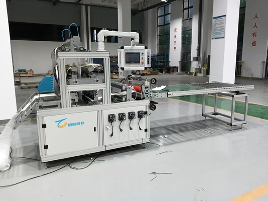 Macchina elettrica per plissare filtri HEPA, larghezza di lavoro 1300mm