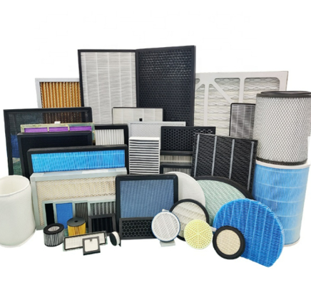 Filtro Hepa a carbone attivo di alta qualità per la rimozione della polvere, a nido d'ape, personalizzato per la casa, filtro per purificatore d'aria