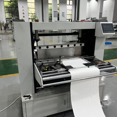 Macchina piegatrice per carta filtro aria di grandi dimensioni, velocità di alimentazione 1,5 m al minuto regolabile