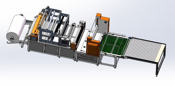 2025Y Nuova macchina di ripiegamento del filtro di carta ad aria completamente automatica senza divisori Condizione della linea di produzione