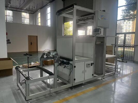 Clapboard Pleating Hepa Fiber Glass Machine Filter Paper Folding Machine con divisorio