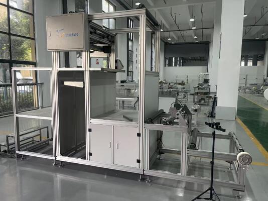 Clapboard Pleating Hepa Fiber Glass Machine Filter Paper Folding Machine con divisorio