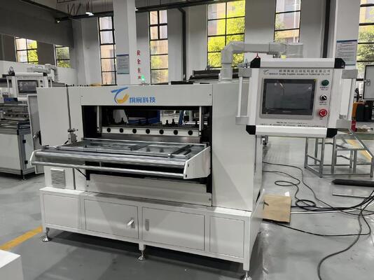 Macchina piegatrice automatica per carta ad alta efficienza, taglio e plissettatura per filtri dell'aria