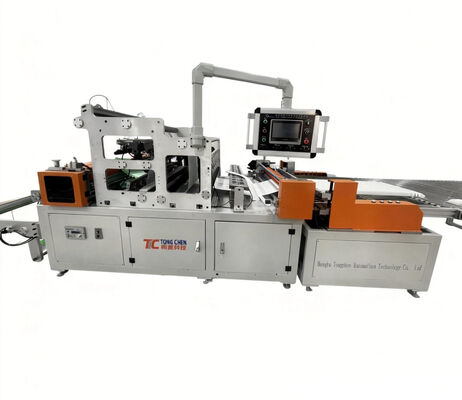 Linea di produzione di filtri ad alta efficienza altezza di piegatura 300 mm Linea di produzione di piegatura e collazione automatica di filtri HEPA