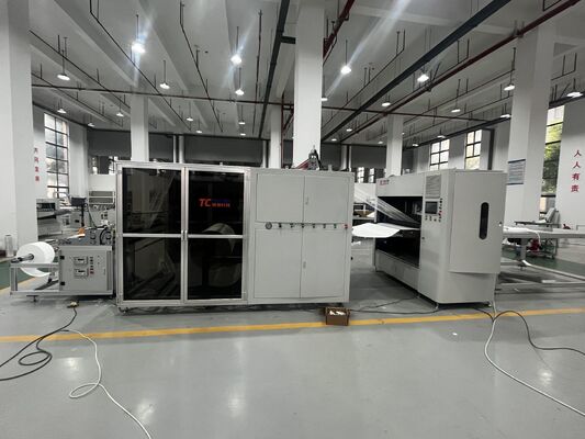 Linea di produzione di carta pieghevole per filtri in fibra di vetro resistente alle alte temperature