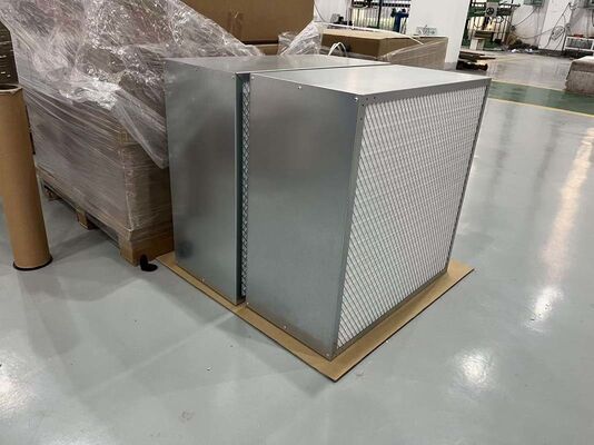 Macchina automatica per la plissatura di filtri d'aria HEPA senza divisori per la produzione di filtri per impianti di climatizzazione