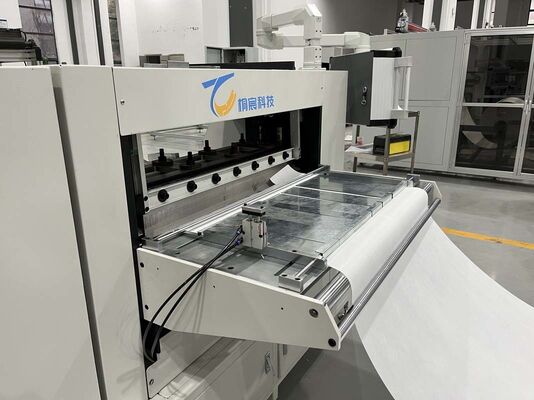 Macchina per la lavorazione e la piegatura di filtri HAVC con servomotore completamente automatico