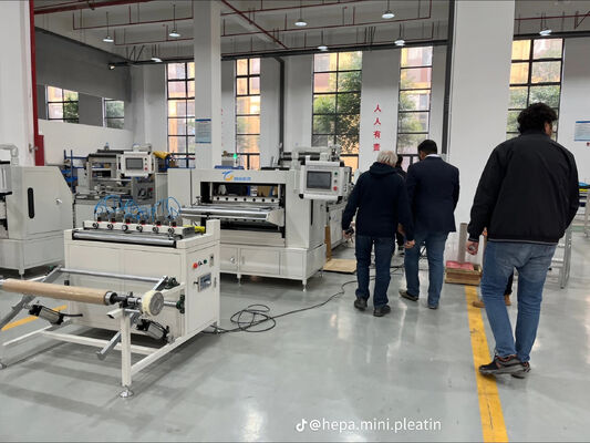 Macchina piegatrice automatica completa per filtri auto, filtri per camion, piegatura e incollaggio filtri