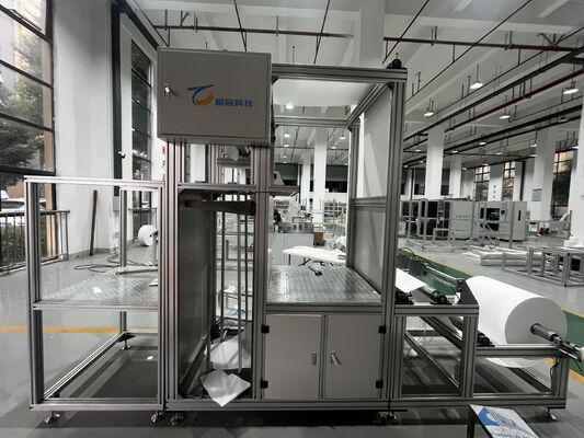 Filtro HEPA Fibra di vetro pieghevole e piegatura linea di produzione per la produzione di filtri d'aria