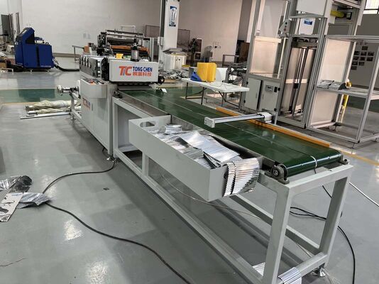 Filtro HEPA, separatore di alluminio e carta plissato profondo, macchina ondulatoria da 350 mm