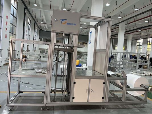 Produzione di massa Linea di produzione di filtri in fibra di vetro ISO con pareti divisorie