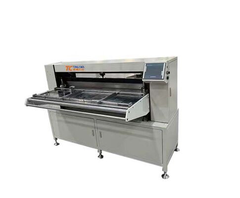 Macchina piegatrice semiautomatica per carta filtro a risparmio energetico e a bassa manutenzione in linee di produzione per impieghi gravosi