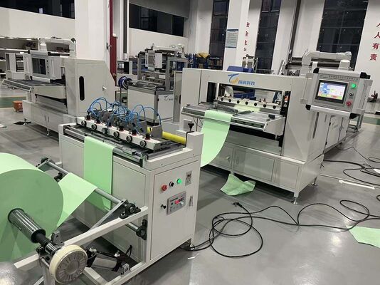 Linea di produzione di piegatura di carta per filtri industriali e domestici con servomotore completamente automatico