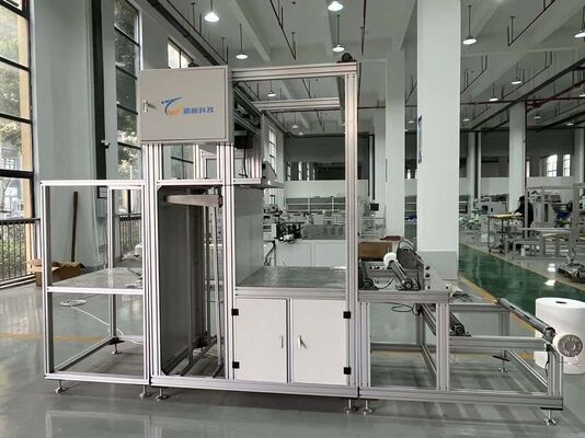 Macchina automatica ed efficiente per la plissatura di filtri partizionati per operazioni ad alto volume e applicazioni ecologiche