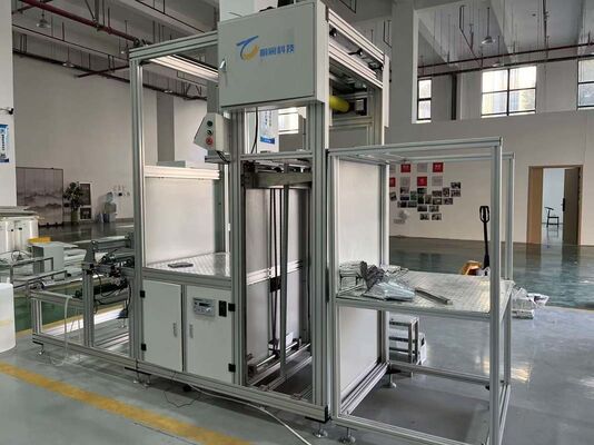 Macchina automatica ed efficiente per la plissatura di filtri partizionati per operazioni ad alto volume e applicazioni ecologiche