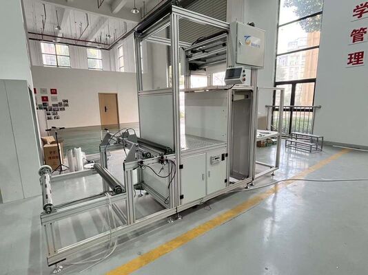 Macchina automatica ed efficiente per la plissatura di filtri partizionati per operazioni ad alto volume e applicazioni ecologiche