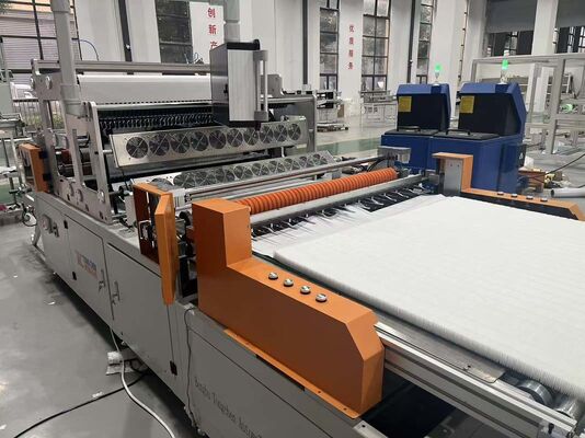 Linea di produzione per piegatura di mini filtri HEPA efficiente e veloce per cicli di produzione rapidi e filtri industriali