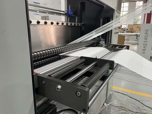 Fibra di vetro avanzata filtro HEPA macchina di piegatura completamente automatica per sistemi di filtrazione di livello industriale e operazioni ad alta potenza