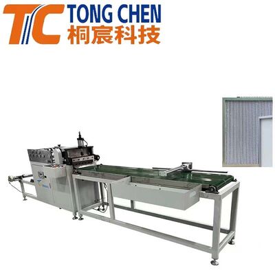 Macchina piegatrice ad alta efficienza per filtro in alluminio a partizione completamente automatica