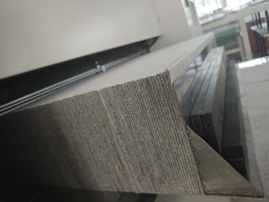 Industrial 300mm Servo Automatic Pleating Machine - High Speed Textile Folding System