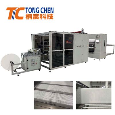 Linea completa automatica per piegatura e produzione di carta filtro per filtrazione ad alta efficienza con altezza piega di 300 mm