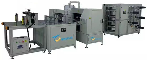 Linea di produzione servo-guidata a carico pesante stabile per la piegatura di carta filtrabile multi-strato multi-materiale