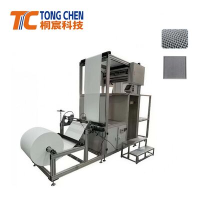 Linea di produzione automatica per piegatura carta filtro HEPA in fibra di vetro con divisori in foglio di alluminio