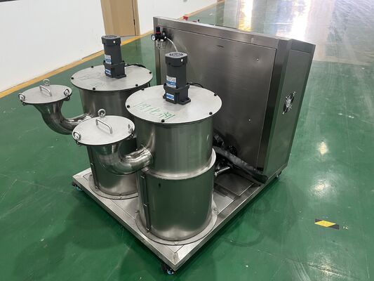 Macchina automatica di precisione per l'incollaggio di filtri AB a due componenti con ingranaggi e motore, costruzione in acciaio, garanzia di 1 anno