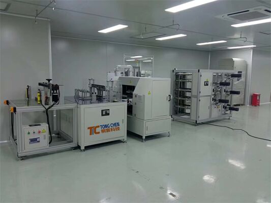 Linea di produzione di piegatura di materiali multilivello ad alimentazione automatica per filtri industriali